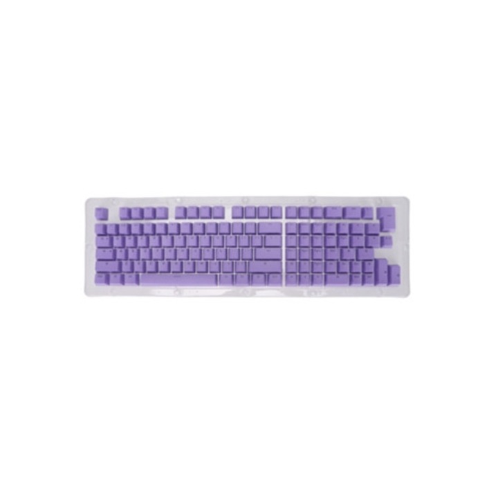 Capace de taste PBT 114 Keys, dual color, transmisie de lumina, pentru tastatura mecanica