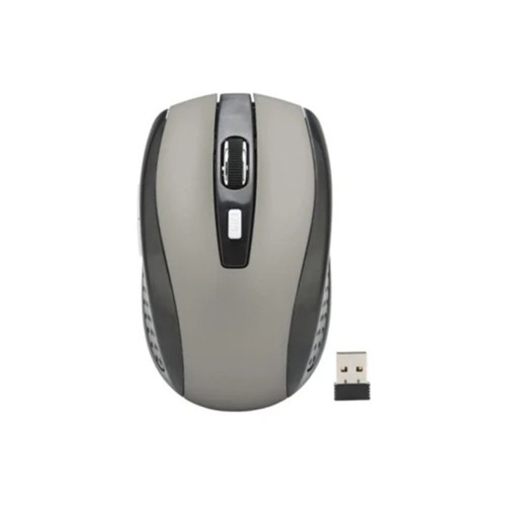 Mouse wireless mini 2.4GHz, 3 niveluri DPI, textura mata, accesorii pentru computer
