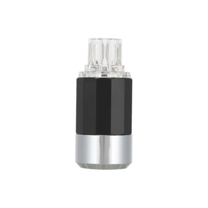 Ródiummal bevont tiszta réz Hi-Fi tápcsatlakozó, 100-250V, mono