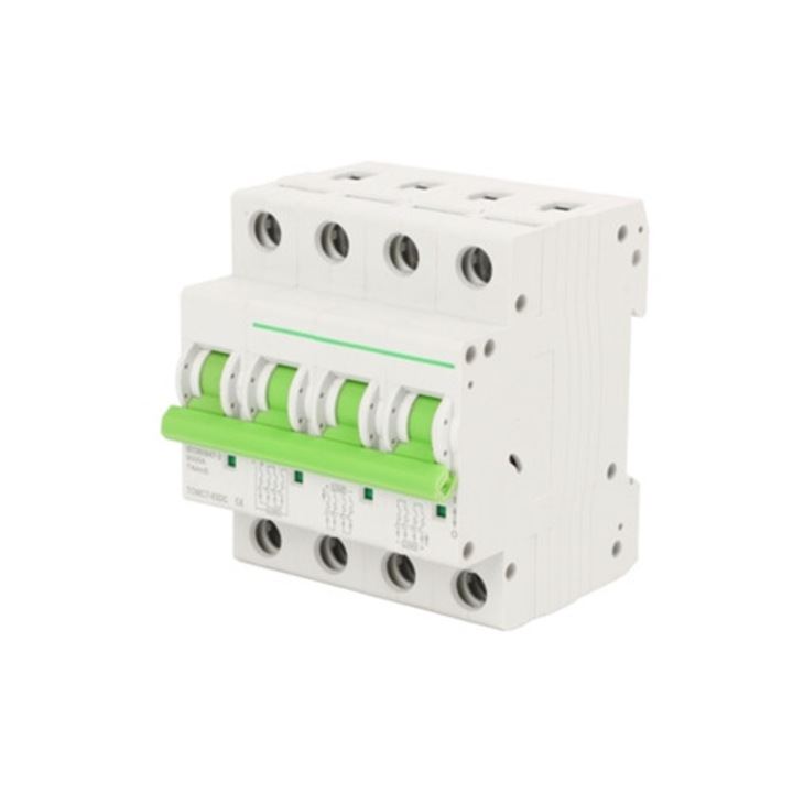 Disjunctoare miniatura 1000V, protectie sigura pentru circuite fotovoltaice 4 poli