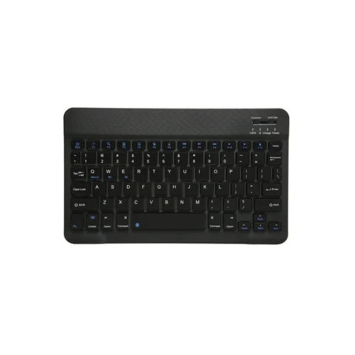Tastatura wireless portabila ergonomica cu 78 de taste, design subtire, pentru telefon mobil, laptop, tableta