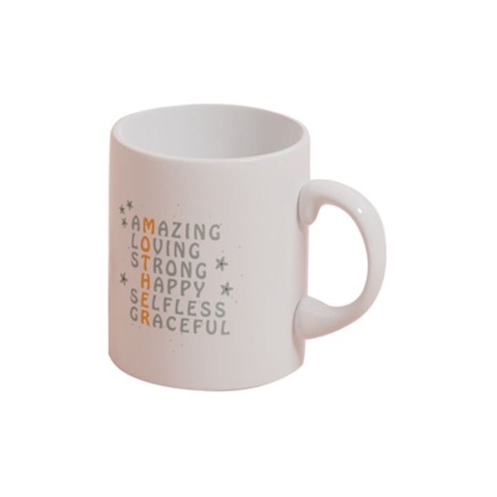 Cana ceramica cu gura larga pentru cafea, ceai sau ciocolata calda, set pentru acasa si birou