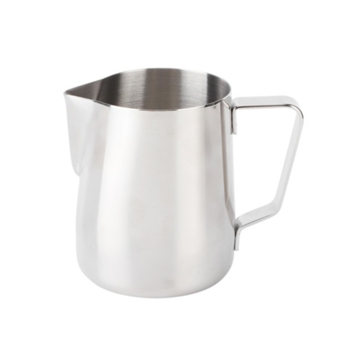 Cana din inox pentru spumarea laptelui, accesorii aparate cafea, set pentru acasa si cafenea