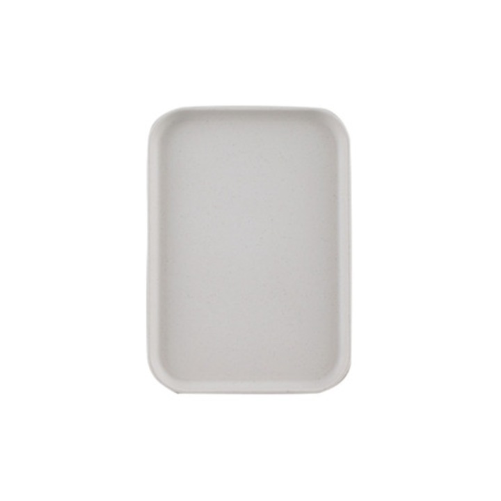 Tava servire rectangulara din paie de grau, stil nordic, pentru prajituri, fructe, gustari, multicolor, 30x45cm