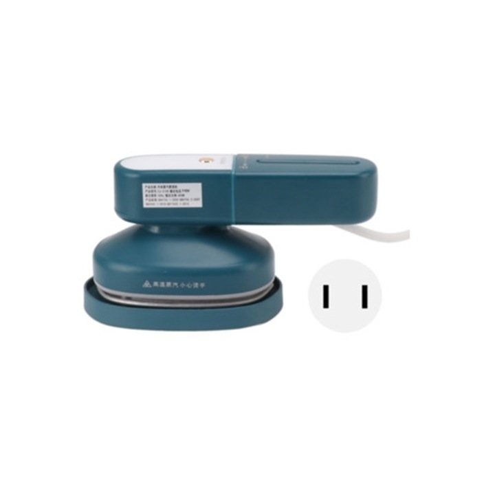 Fier de calcat electric portabil 800W, placuta ceramica, pentru haine si tesaturi