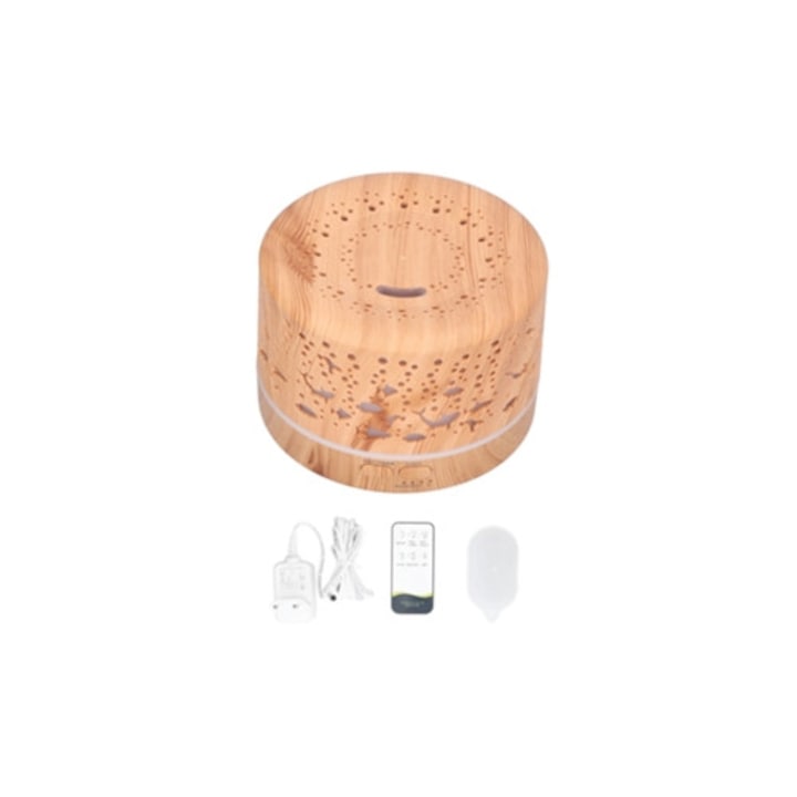 Umidificator Mini WJS CT1202-4, 300ml, Alb
