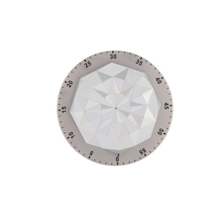 Timer de bucatarie din otel inoxidabil cu baza magnetica, alarma pentru gatit si cuptor