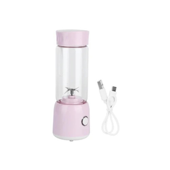 Mini hordozható turmixgép 350ml, USB-ről tölthető, ideális otthonra és utazáshoz