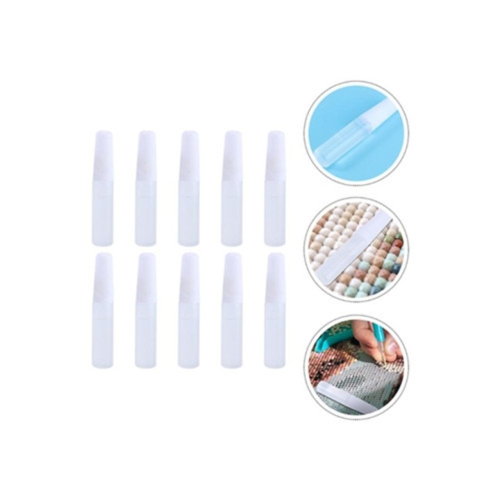 Set 20 bucati adeziv pentru pictura cu margele 3ml