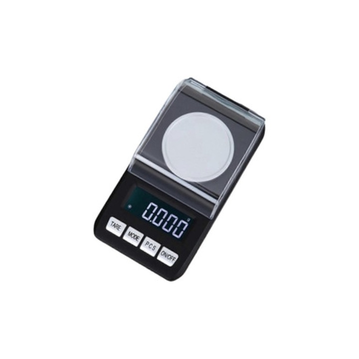 Електронен преносим кантар Sygo, 50g, 0.001g висока прецизност, за бижута, компактни размери