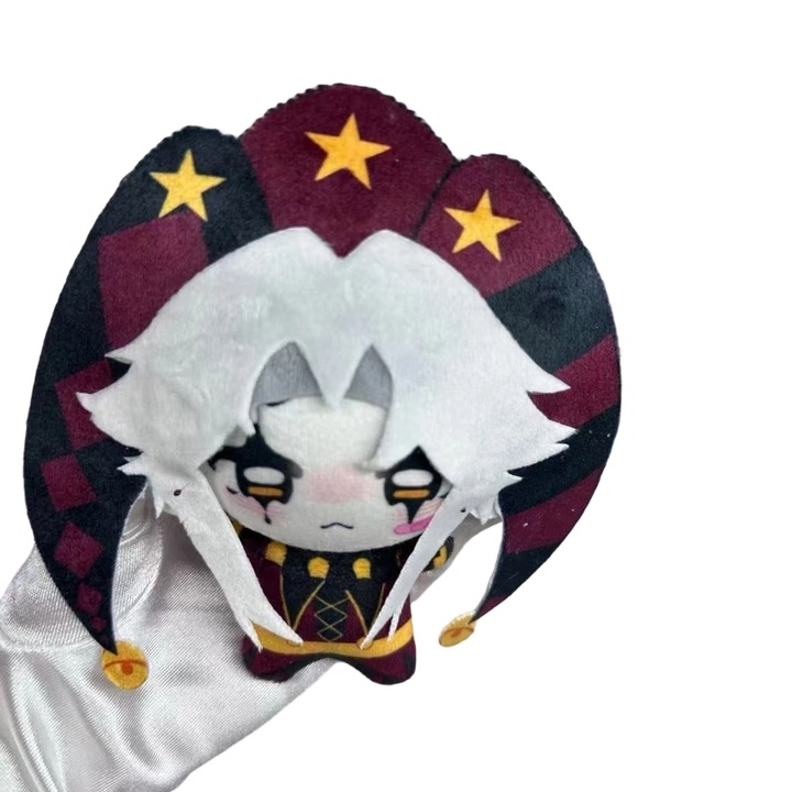 Jucarie de plus Freak Show Pierrot, 10cm, design inspirat de personaje de jocuri video, multicolor, cadou perfect