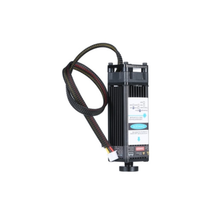 Modul laser 5500mW, cap laser 450nm, laser albastru pentru gravare, unelte de marcare si taiere lemn