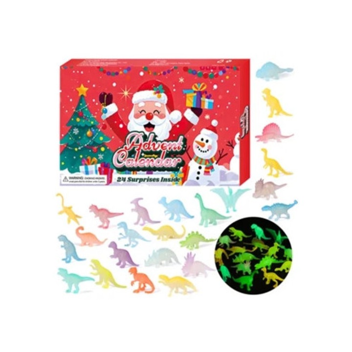 Adventi naptár, visszaszámlálás, dinoszauruszok