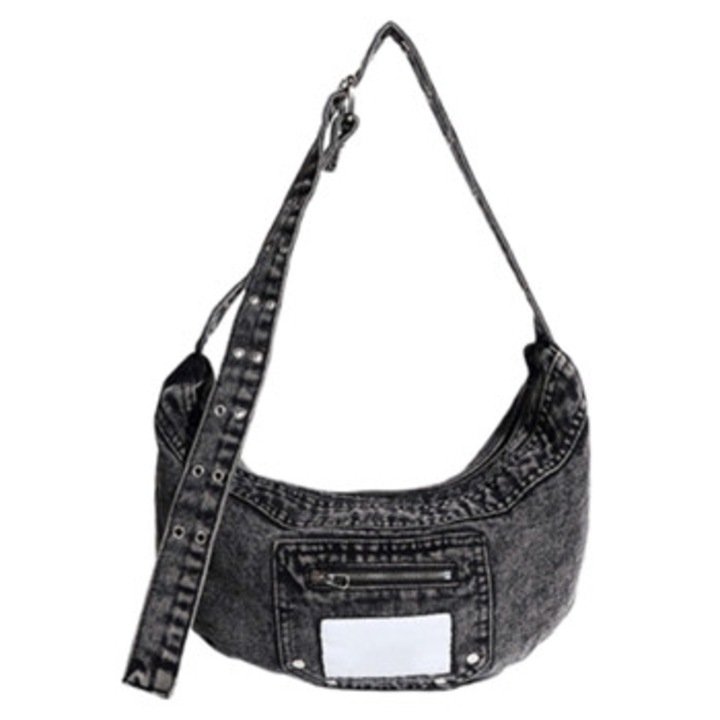Vintage crossbody táska, nagy kapacitású, állítható pánt, többszínű
