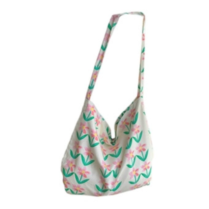 Geanta de umar pentru femei, imprimeu floral, dimensiuni variate