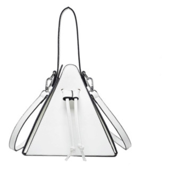 Geanta de umar pentru femei, triangulara, din PU, versatila, durabila, multicolor.