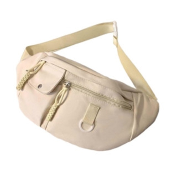 Női crossbody táska, Y2K grunge stílus, egyszínű, nylon