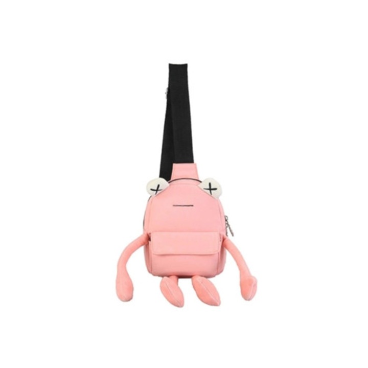 Békás crossbody táska lányoknak, egyvállas, szett
