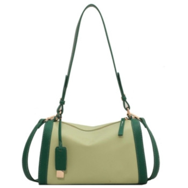 Fehér crossbody táska színes párnákkal, válltáska különleges alkalmakra