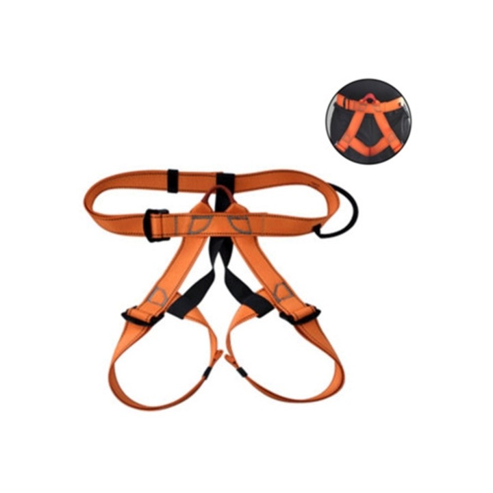 Ham de escalada intarit, talie sigura, accesorii sporturi extreme si supravietuire