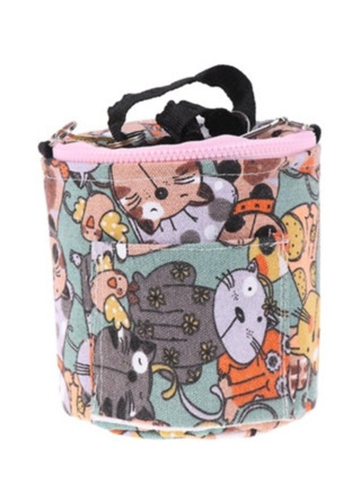 Kisállat crossbody táska, 1 darabos szett, többszínű