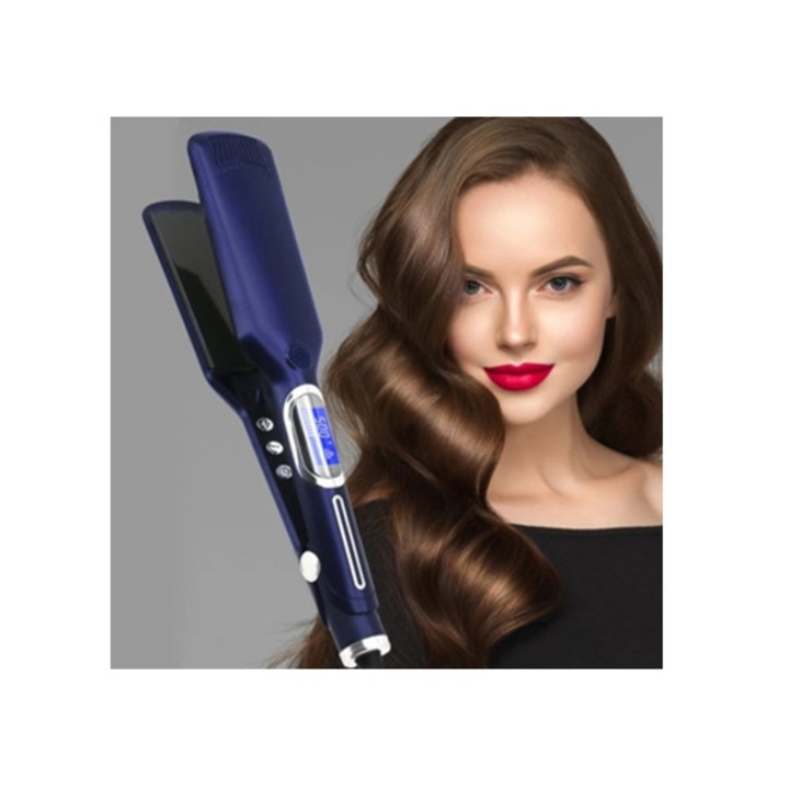 Placa de indreptat parul 500F, profesionala, dual voltage, display LCD