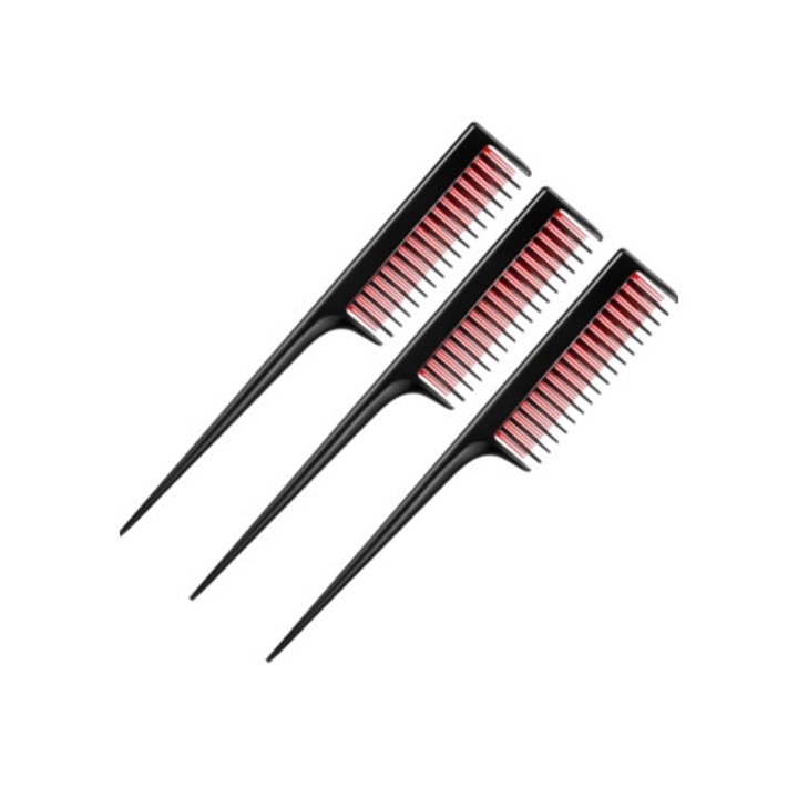 Piepteni metalici cu dinti fini, set