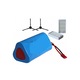 Aspirator robot, 2800mAh, filtru HEPA, perie laterala, multicolor