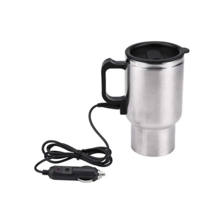 Rozsdamentes acél elektromos vízforraló, 450ML, 12V