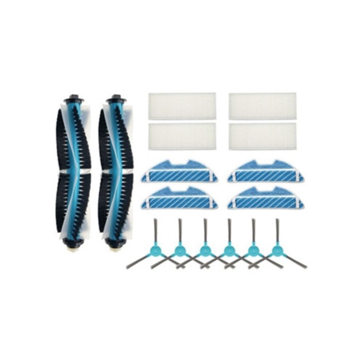 Set accesorii pentru aspirator Conga 1290 1390, perie principala, filtru HEPA, carpa de mop