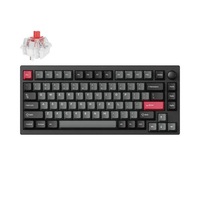 Tastatură mecanică Keychron Lemokey P1, Negru, 75%, Switch-uri Super Red, 322x140x32mm