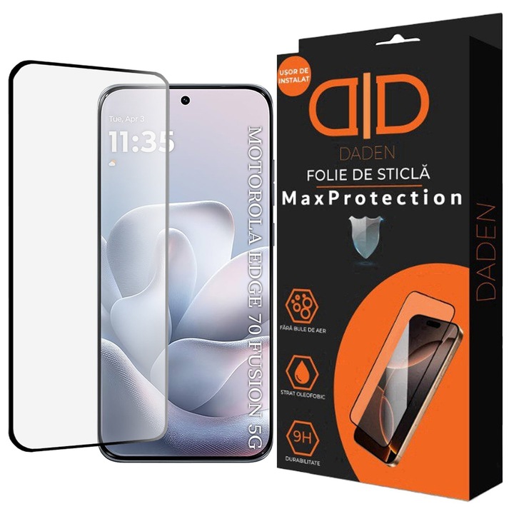 Folie Sticla pentru Motorola Edge 70 Fusion MaxProtection, Full Cover, Protectie Profesionala, Ultra Rezistenta, Calitate Premium