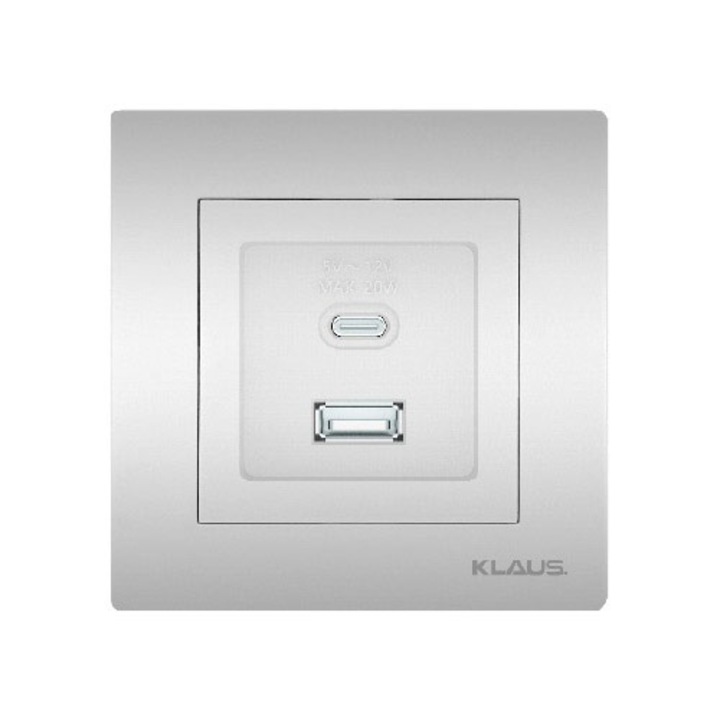 Комплект 8 броя USB от алуминий KLAUS KE01323