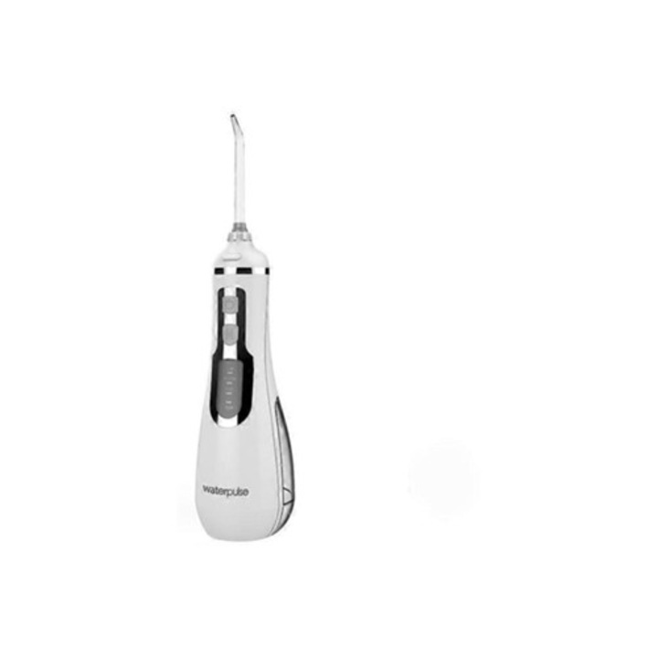 Irigator bucal Waterpulse V500 portabil fara fir, 4 moduri de jet de apa, waterproof