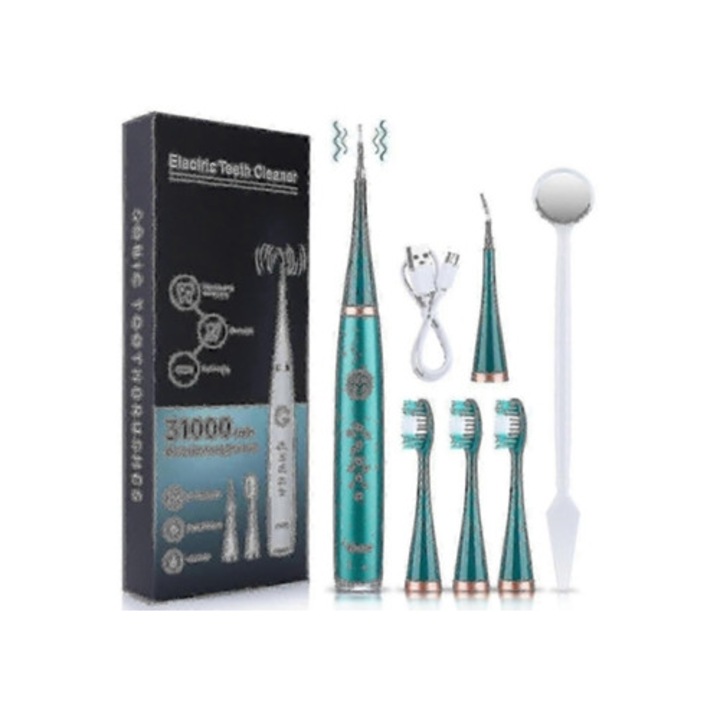 Elektromos ultrahangos szájzuhany, fogkőtisztítás, fogfehérítés, 2023