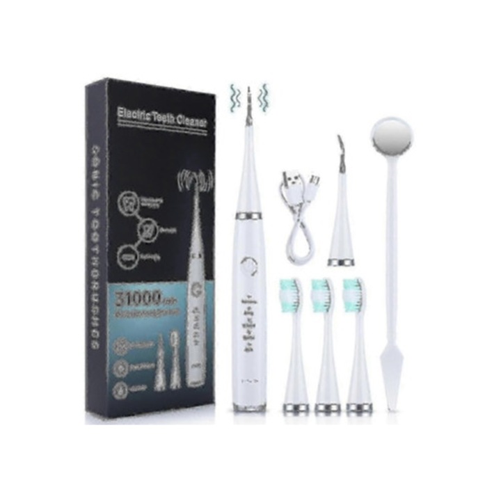Elektromos ultrahangos szájzuhany, fogkőtisztítás, fogfehérítés, 2023