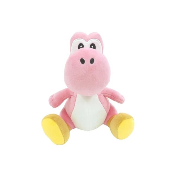 Jucarie de plus Yoshi 20cm, roz, din Yoshi's Island si Mario Kart