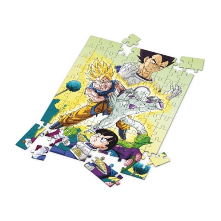 Puzzle Namek Battle Dragon Ball Z 3D hatású lencse alakú lap