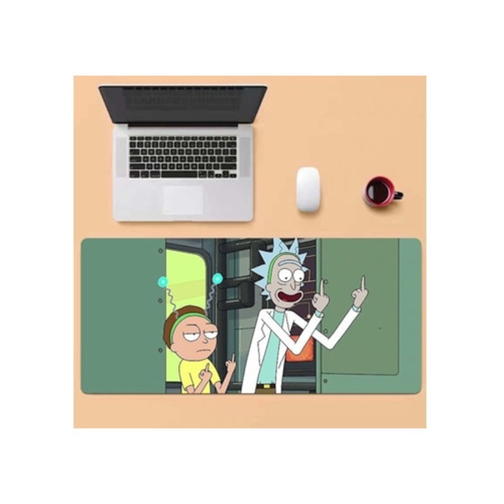 Mousepad Extra Mare XXL, 900x400x3mm, Baza din Cauciuc Antiderapant, Rezistent la Apa