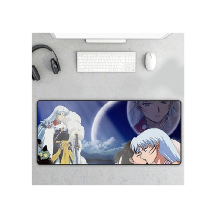Nagy anime egérpad, 90x40cm, vízálló, multifunkcionális