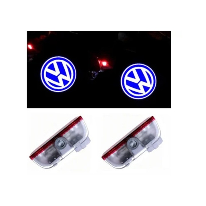 Becuri LED pentru proiector logo usa Volkswagen