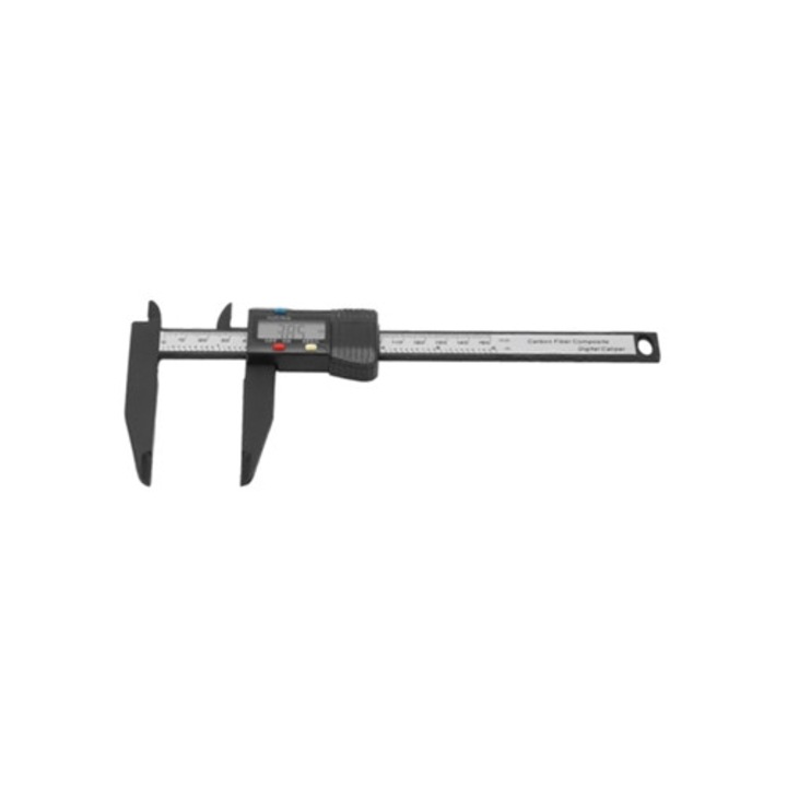 Caliper digital 150mm cu display LCD mare, conversie metric/inch