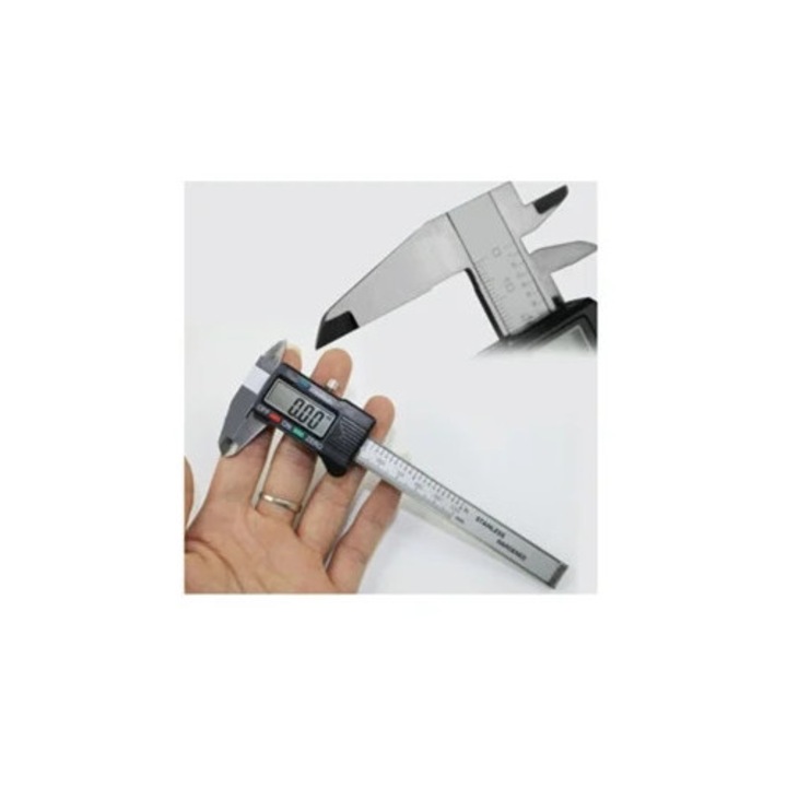 Caliper digital electronic din otel inoxidabil 100mm, 3.9 inch