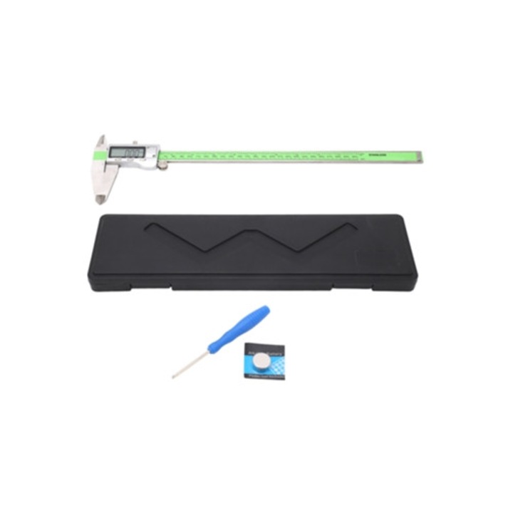 Caliper digital din otel inoxidabil, 300mm, precizie inalta
