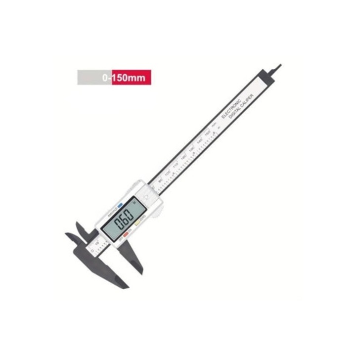 Caliper 6 Inch, display LCD mare, plastic, precizie 0.1mm
