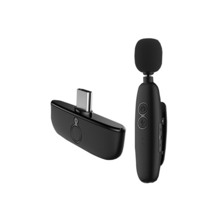 Безжичен микрофон B56 Lavalier Design, Bluetooth 5.0