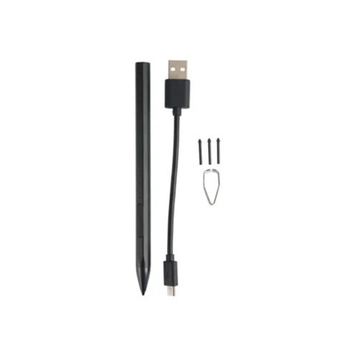 Stylus pentru tableta Microsoft Pro 7, 6, 5, 4, 3 X, cu 3 varfuri interschimbabile