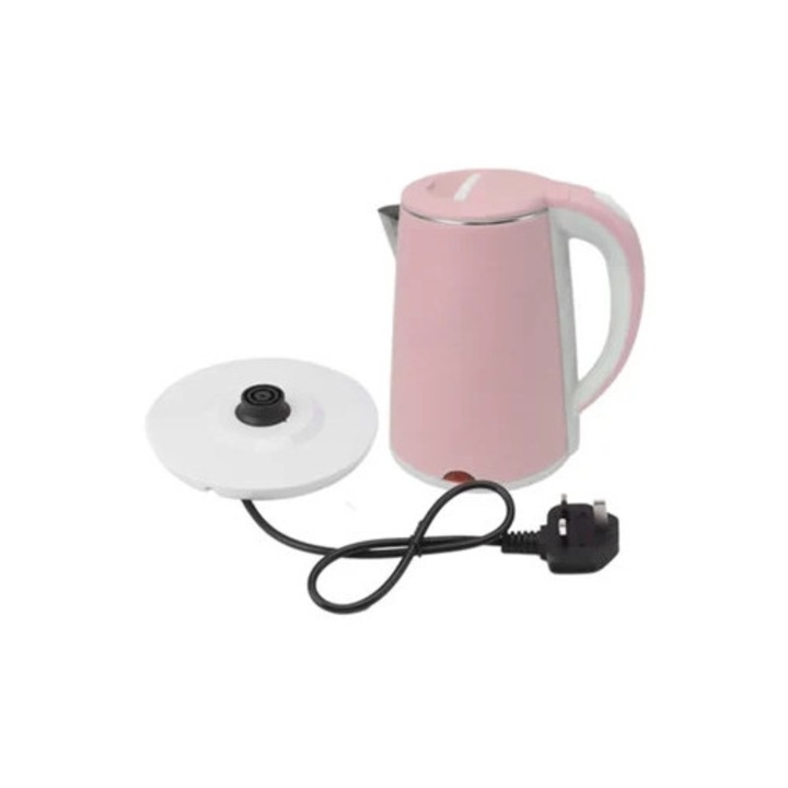 Fierbator electric 2L 2000W 220V, otel inoxidabil, verde, protectie la fierbere uscata