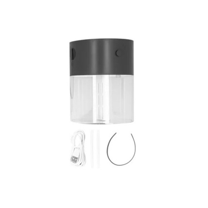 Umidificator 200ml cu telecomanda, design din lemn, LED colorat