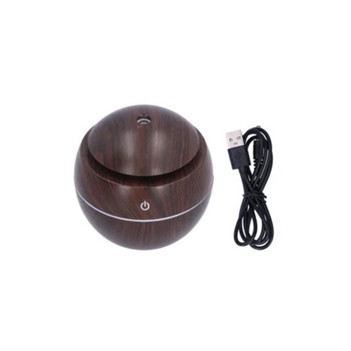 Umidificator mini de 100ml, ultrasonic, aromaterapie, multicolor, 100-240V